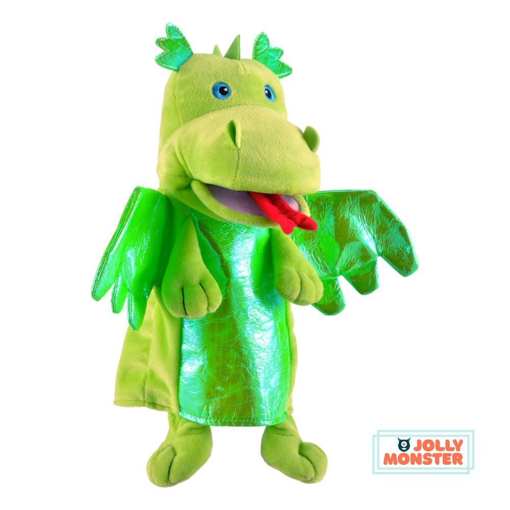 Green Dragon Hand Puppet