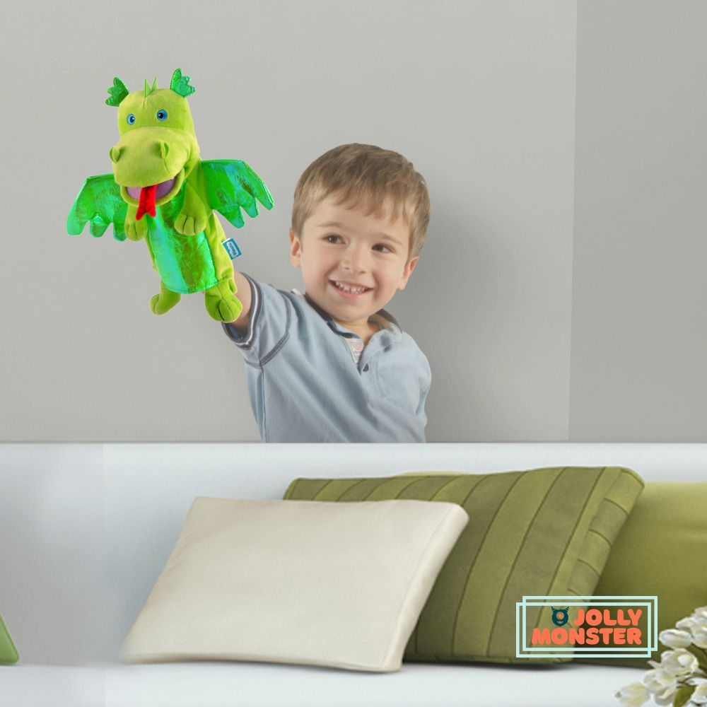 Green Dragon Hand Puppet