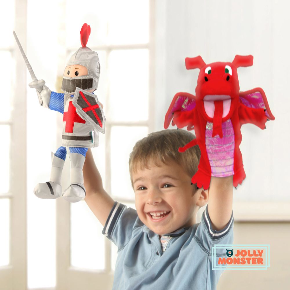 Red Dragon Hand Puppet