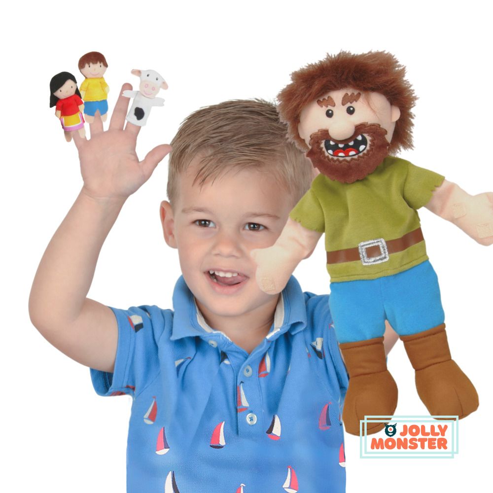 Jack & the Beanstalk Hand & Finger Puppet Set