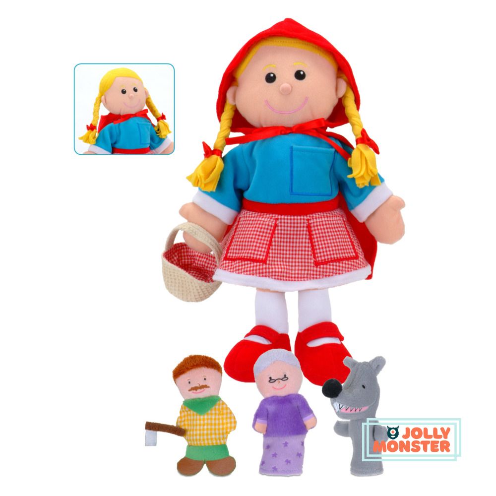 Red Riding Hood Hand and Finger Puppet Set