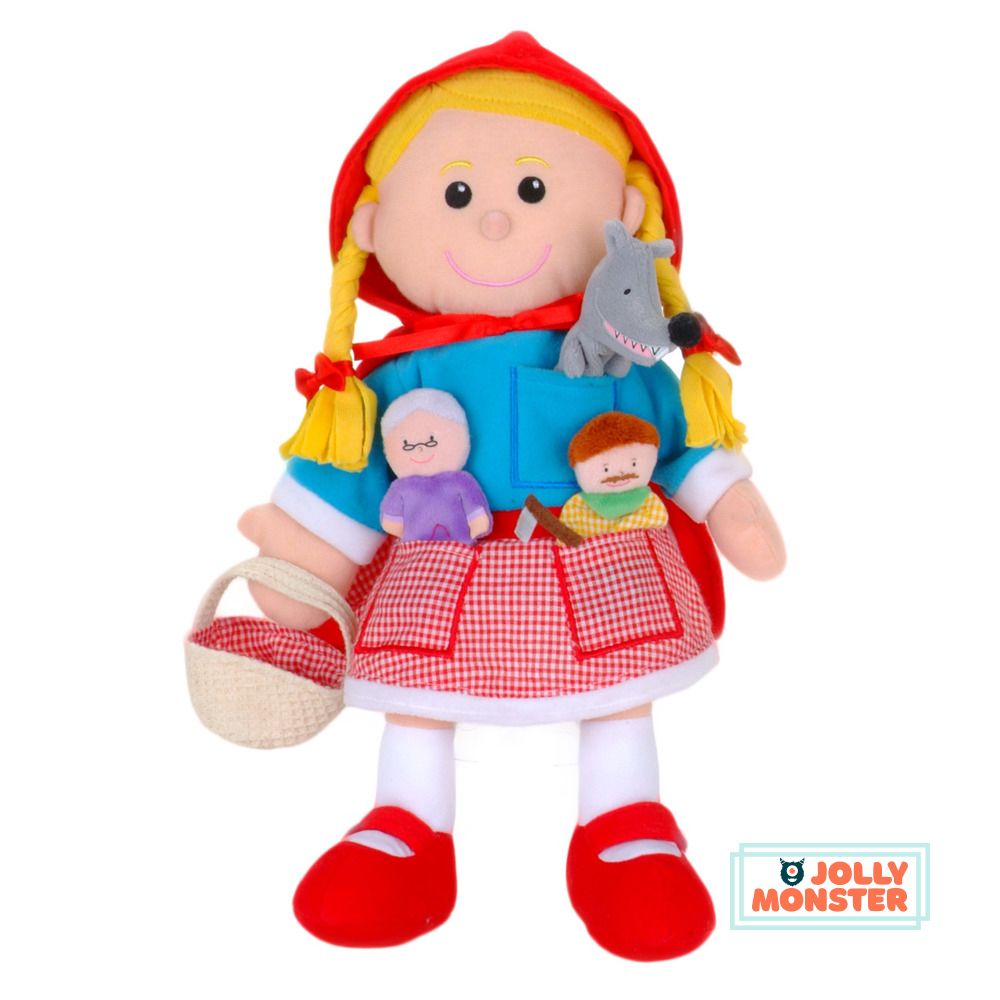 Red Riding Hood Hand and Finger Puppet Set