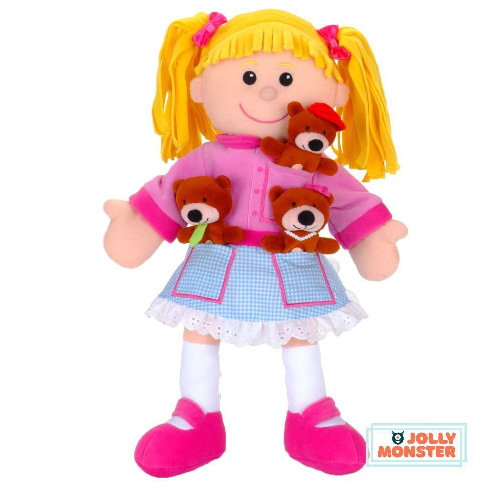 Goldilocks and the Three Bears Hand & Finger Puppet Set