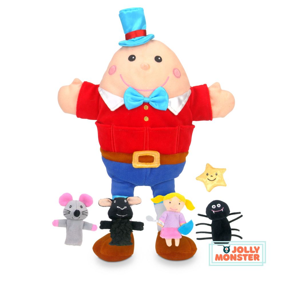 Nursery Rhymes Hand & Finger Puppet Set