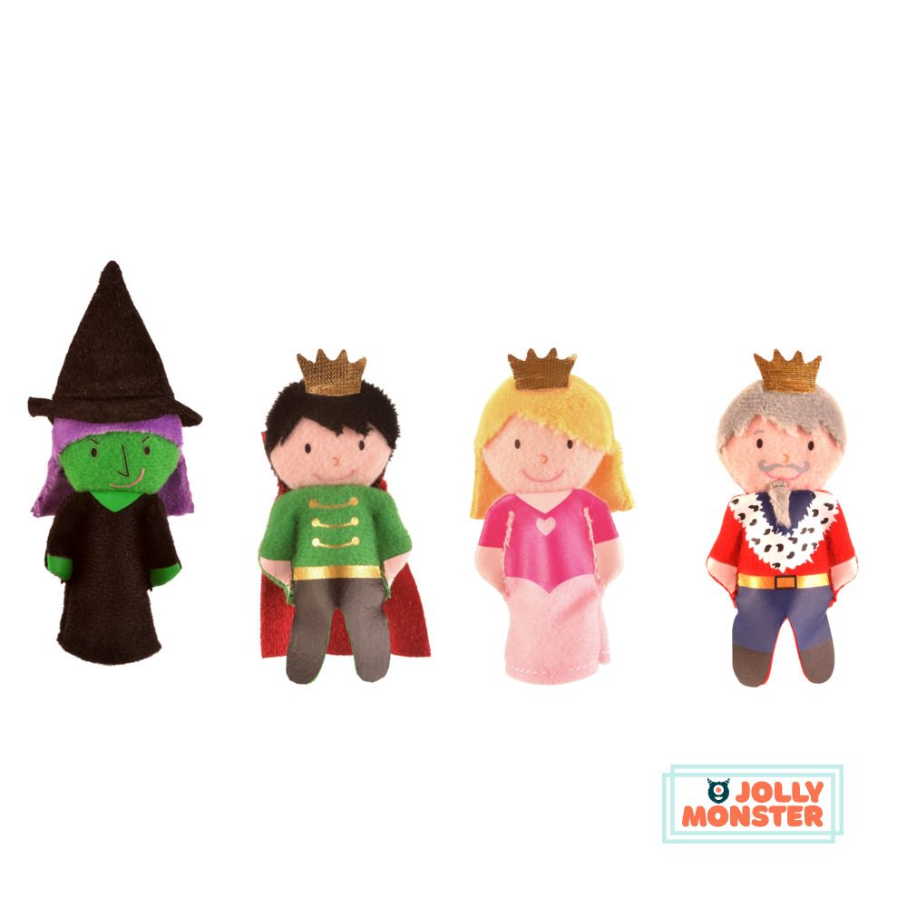 Frog Prince Hand & Finger Puppet Set
