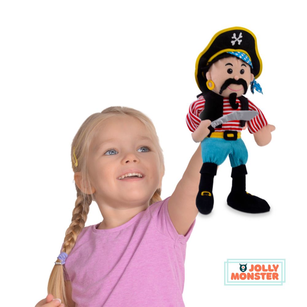 Stripes Pirate Hand Puppet