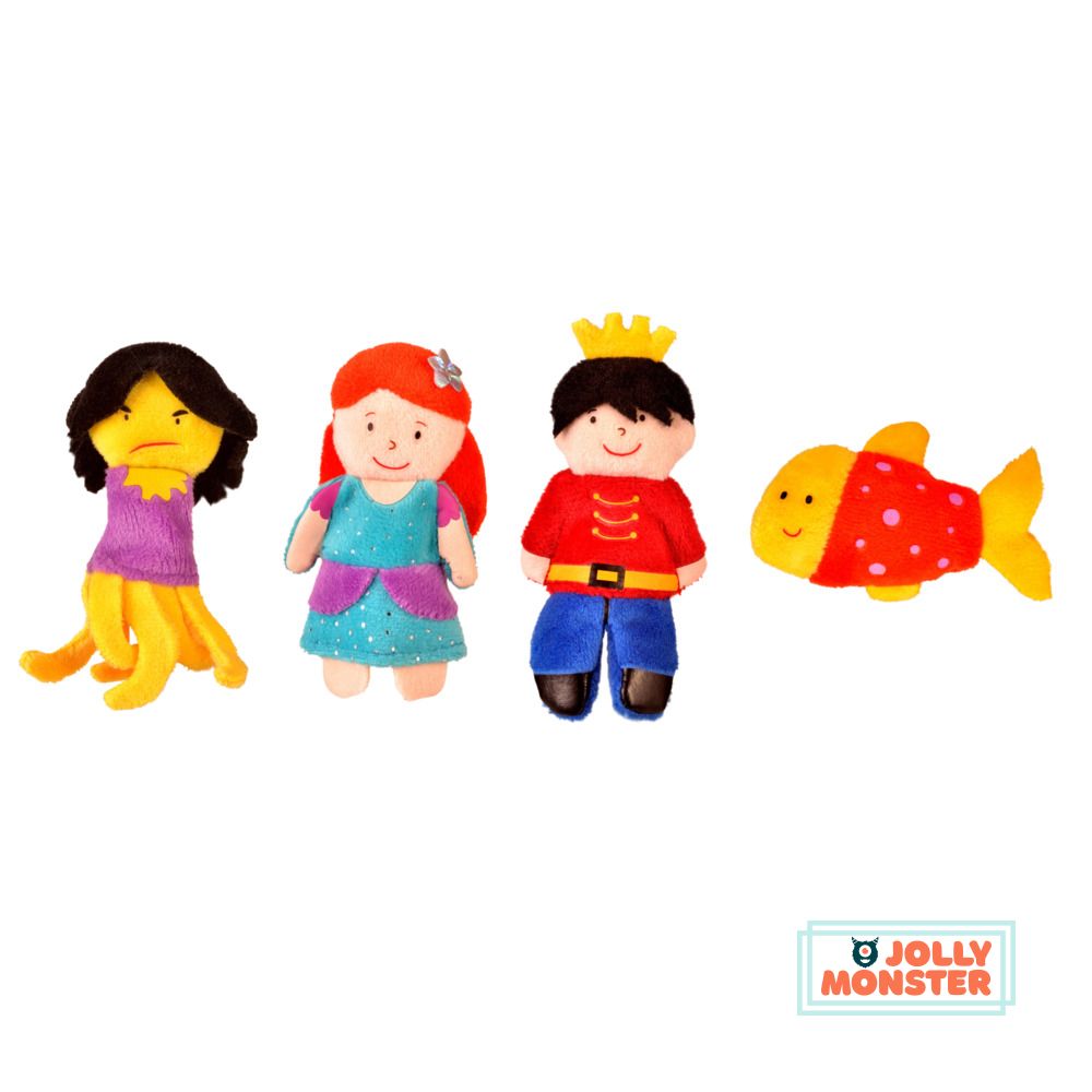 Little Mermaid Hand & Finger Puppet Set