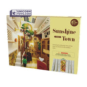Sunshine Town | Robotime Rolife TGB02 DIY Miniature Book Nook Kit