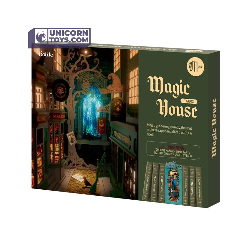 Magic House | Robotime Rolife TGB03 DIY Miniature Book Nook Kit