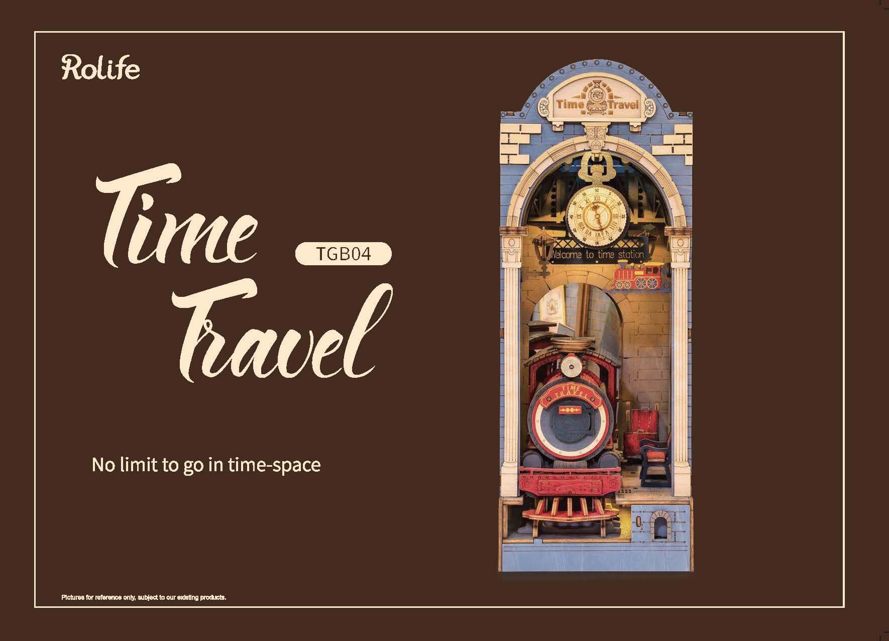 RTGB04 - Time Travel | Robotime Rolife TGB04 DIY Miniature Book Nook Manual