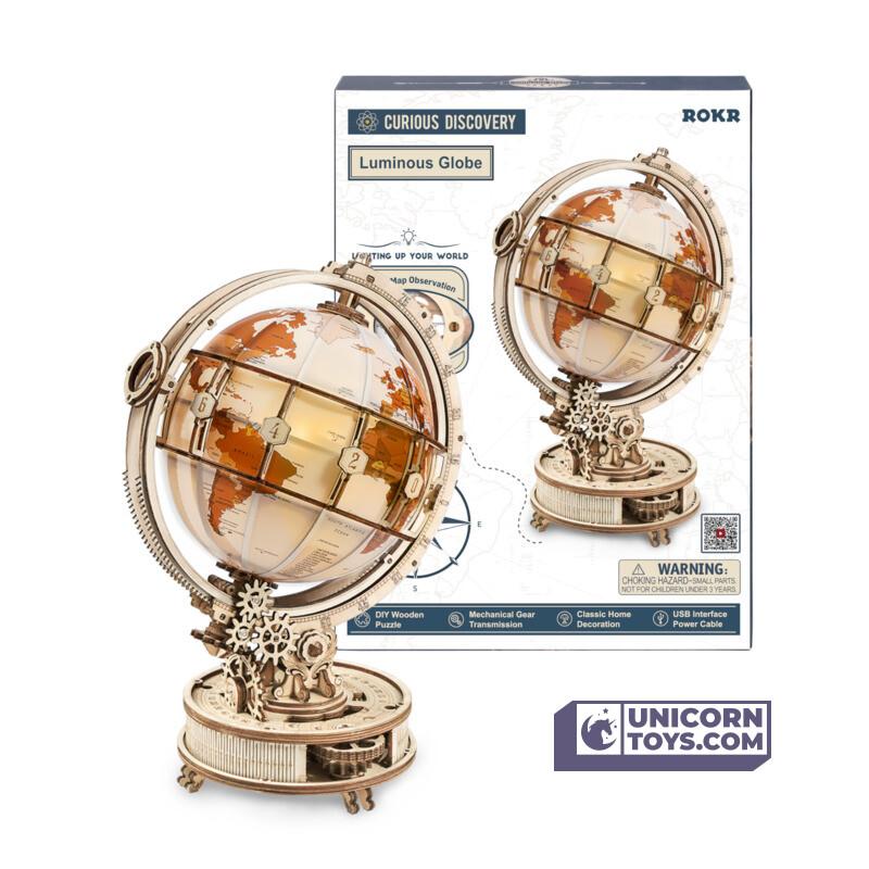 Luminous Globe | Robotime ROKR ST003 Curious Discovery Mechanical Puzzle Kit