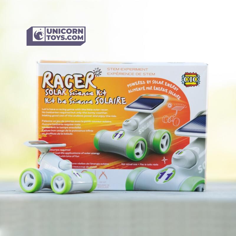 CIC Kits Solar Racer Science Kit Solar-Powered STEM Toy Age 6 ...