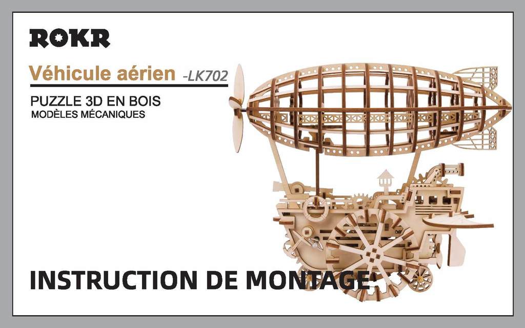 RLK702 - Ballon Dirigeable a Hélice Manuel en Français
