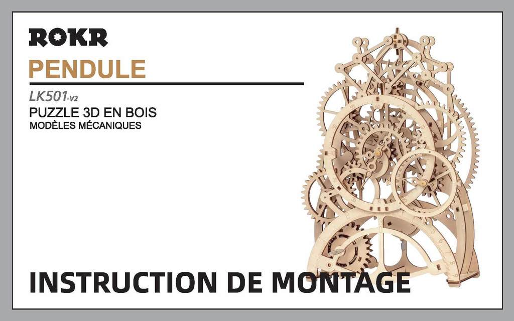 RLK501 - Horloge Pendulaire Manuel en Français