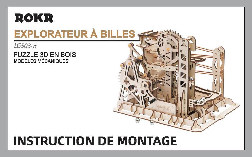 RLG503 - Explorateur à Billes Manuel en Français