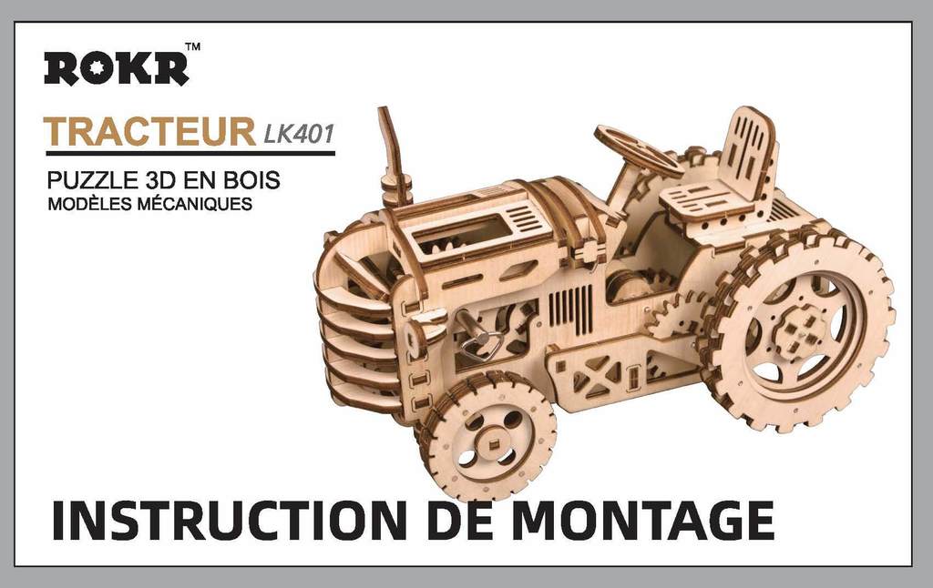 RLK401 - Tracteur Manuel en Français
