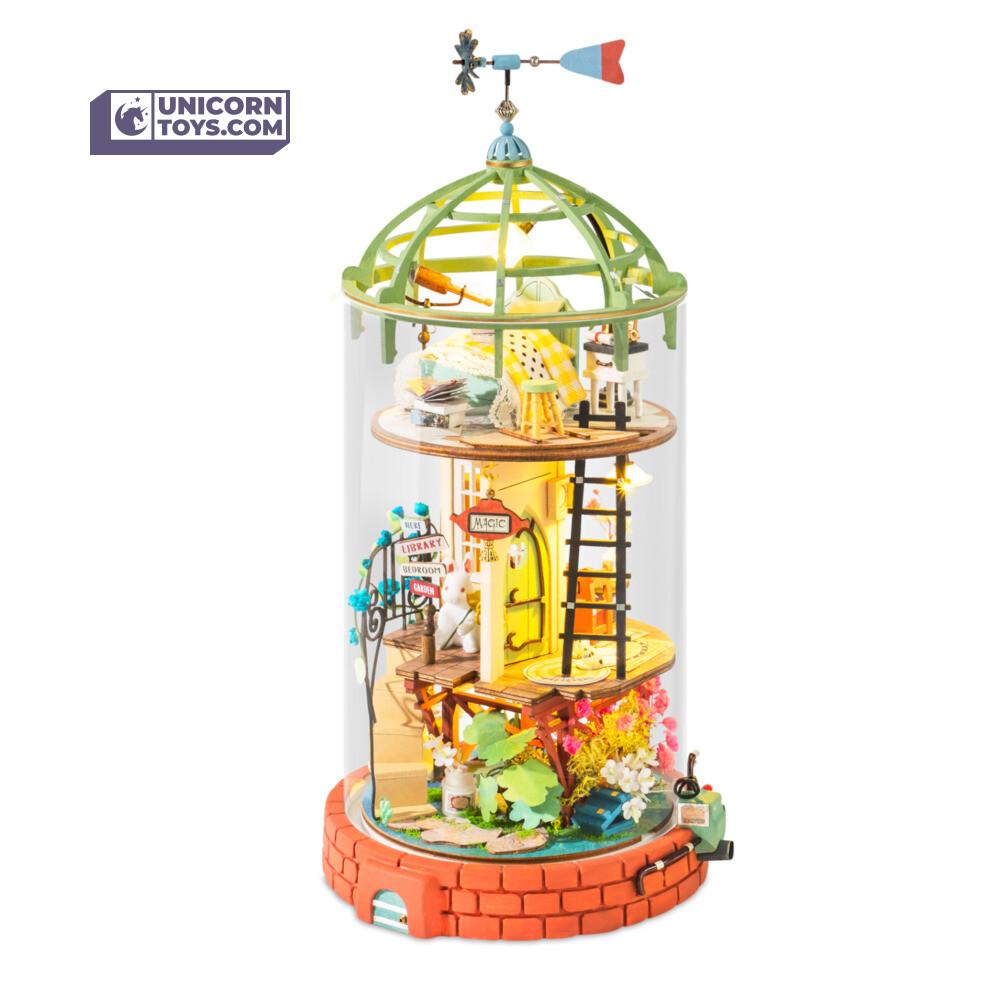 Domed Loft | Robotime Glass Miniature Dollhouse Kit DS001