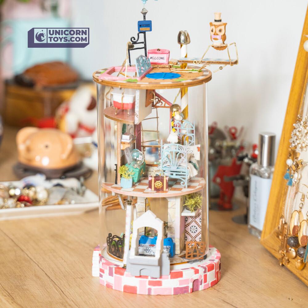Bloomy House | Robotime Glass Miniature Dollhouse Kit DS002