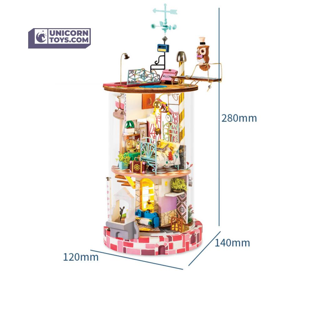 Bloomy House | Robotime Glass Miniature Dollhouse Kit DS002