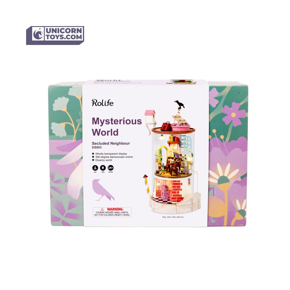 Secluded Neighbour | Robotime Glass Miniature Dollhouse Kit DS003