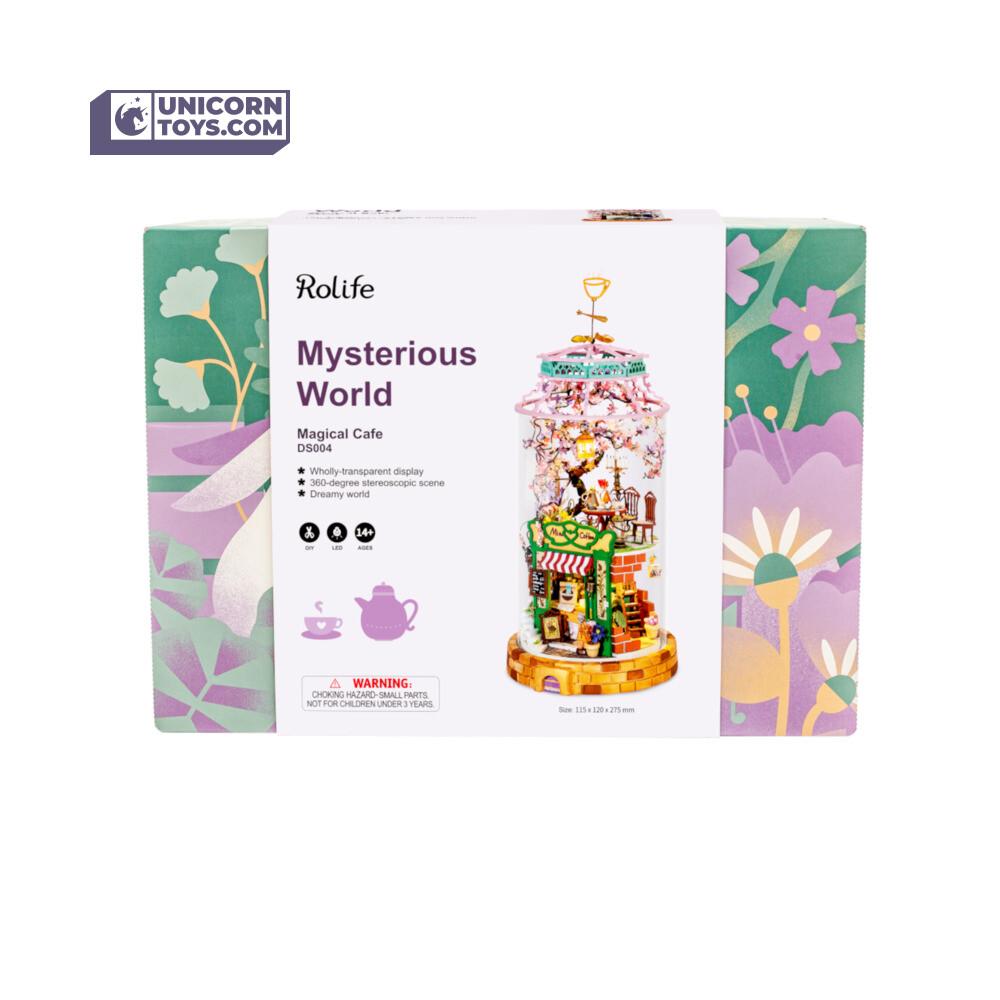 Magical Cafe | Robotime Glass Miniature Dollhouse Kit DS004