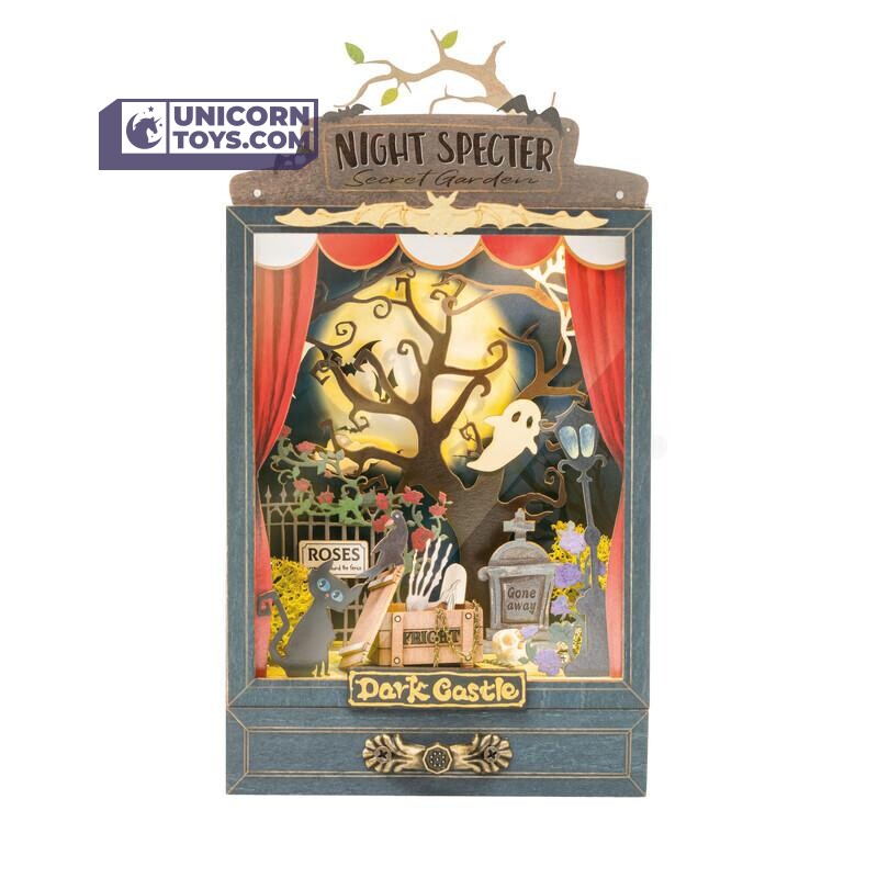 Dark Castle | Robotime Rolife Box Theater DS023 DIY Dollhouse Miniatures Kit