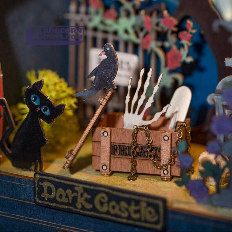 Dark Castle | Robotime Rolife Box Theater DS023 DIY Dollhouse Miniatures Kit