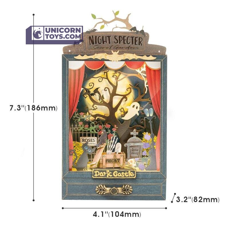 Dark Castle | Robotime Rolife Box Theater DS023 DIY Dollhouse Miniatures Kit