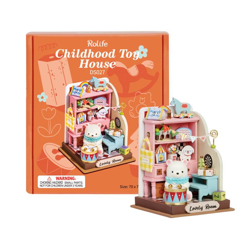 Childhood Toy House | Robotime Rolife Tiny DS027 DIY Dollhouse Miniatures Kit