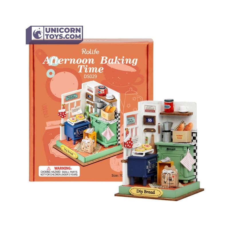 Afternoon Baking Time | Robotime Rolife Tiny DS029 DIY Dollhouse Miniatures Kit