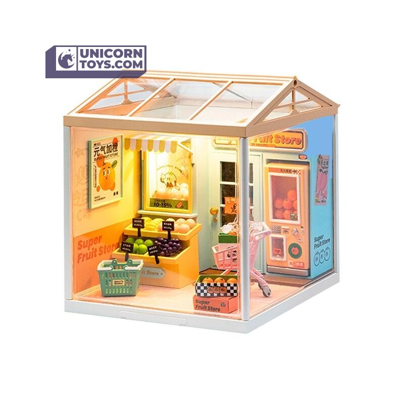 Super Fruit Store | Rolife Super Creator DW003 DIY Stackable Dollhouse Miniatures Kit