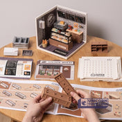 Golden Wheat Bakery | Rolife Super Creator DW005 DIY Stackable Dollhouse Miniatures Kit