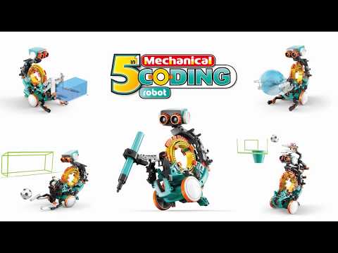 5 in 1 Mechanical Coding Robot Age 10+