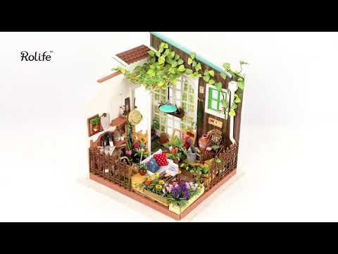 Miller's Garden | Robotime DG108 DIY 1:24 Dollhouse Miniatures Kit