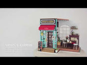 Simon's Coffee | Robotime DG109 DIY 1:24 Dollhouse Miniatures Kit