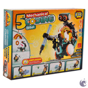 unicorntoys cic kits 5 in 1 mechanical coding robot mech 5 educational engineering stem toys for kids CIC21-895