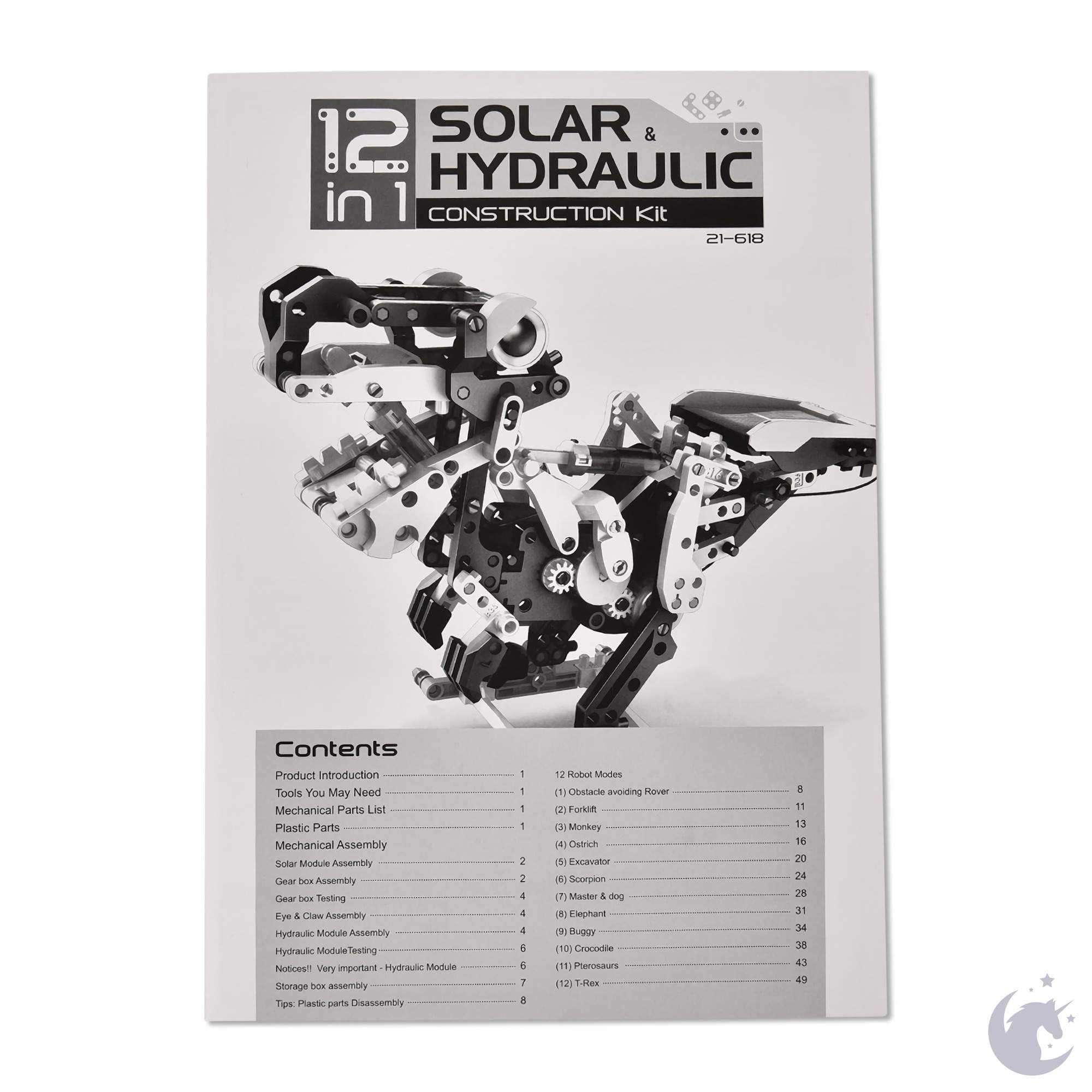 12 in 1 solar hydraulic construction kit instructions top