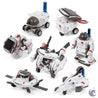 unicorntoys cic kits 7 in 1 solar rechargeable space fleet educational robot kit engineering stem toys for kids CIC21-647