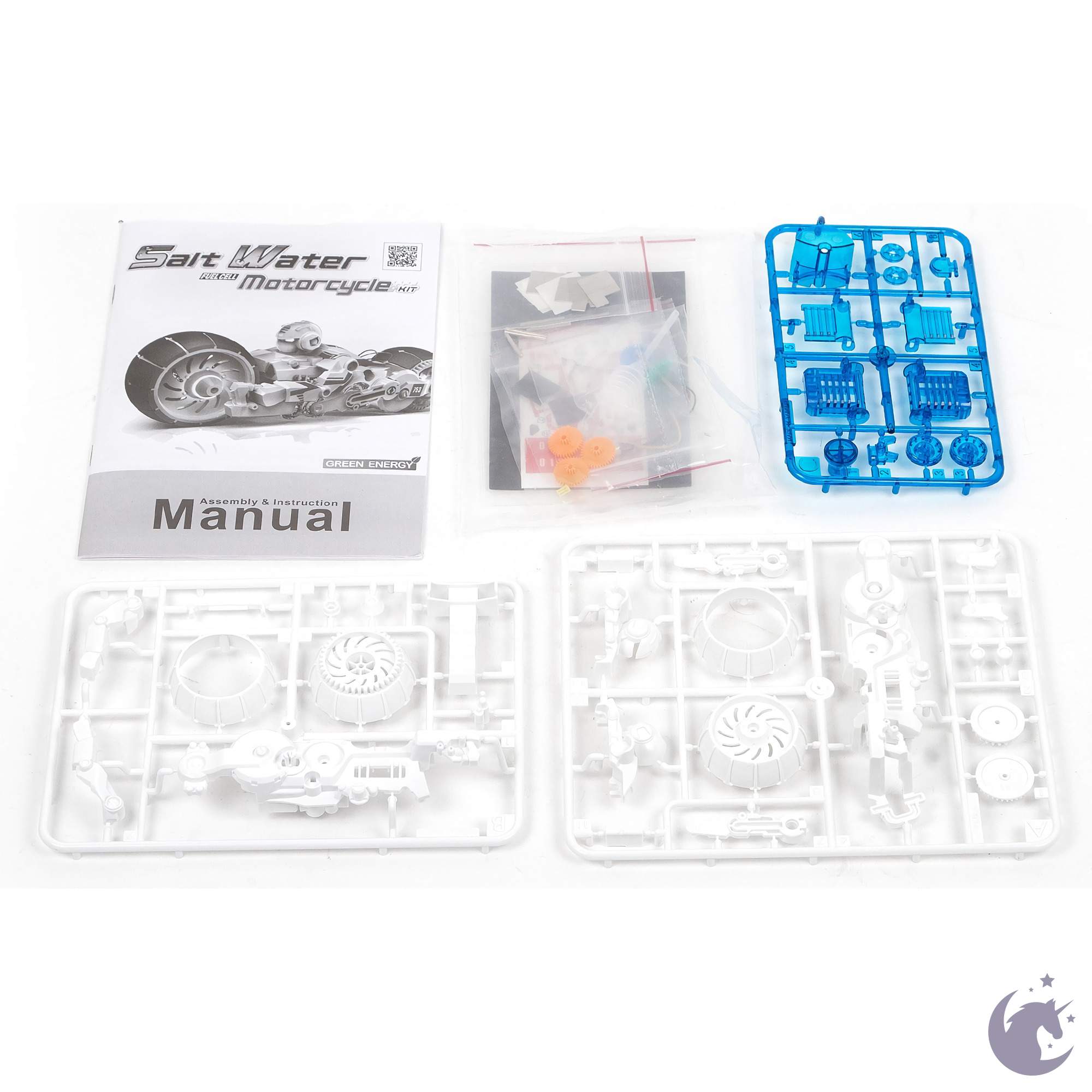 unicorntoys cic kits salt water fuel cell engine motorcycle educational robot kit engineering stem toys for kids CIC21-753