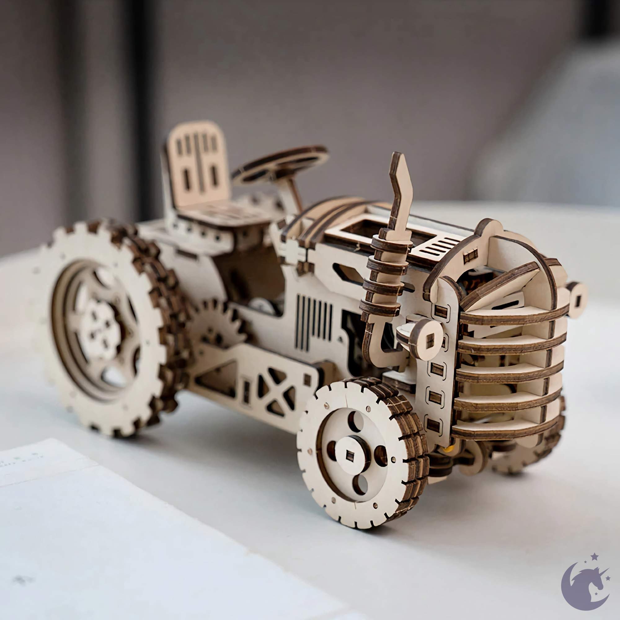 Canada Robotime ROKR Tractor DIY Mechanical Gears Wooden Puzzles