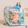 unicorntoys rolife robotime diy miniature dollhouse dg12 Dora's Loft diorama craft kit