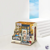 unicorntoys rolife robotime diy miniature dollhouse dg143 Nancy bakeshop bakery diorama craft kit