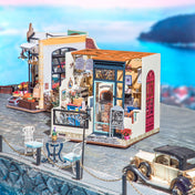 unicorntoys rolife robotime diy miniature dollhouse dg143 Nancy bakeshop bakery diorama craft kit