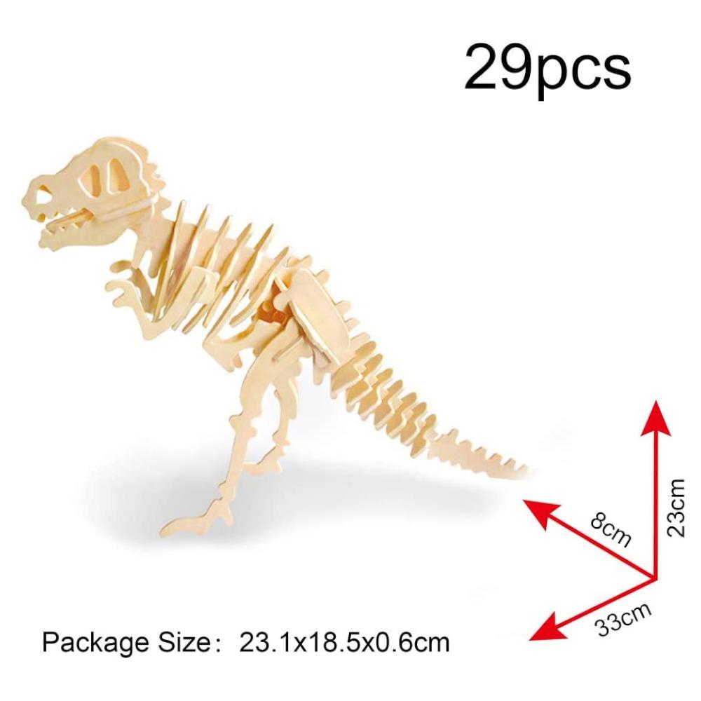 T-rex 3D Wooden Puzzle