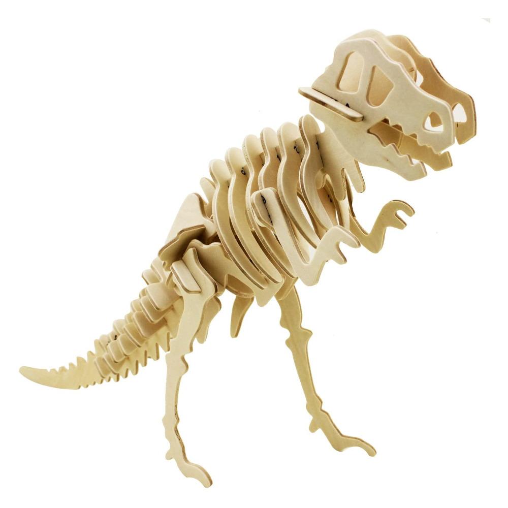 T-rex 3D Wooden Puzzle