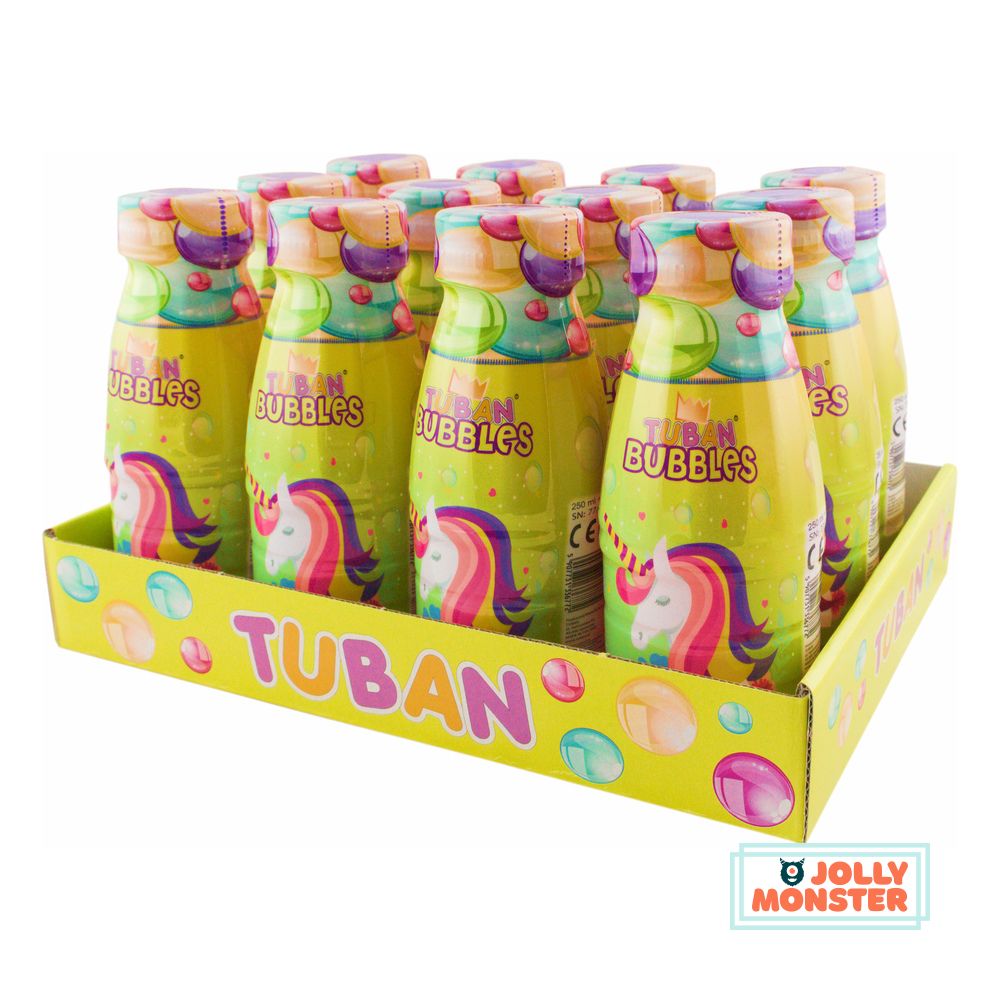 Case of Unicorn Tuban Bubble Liquid 250ml (12 units)
