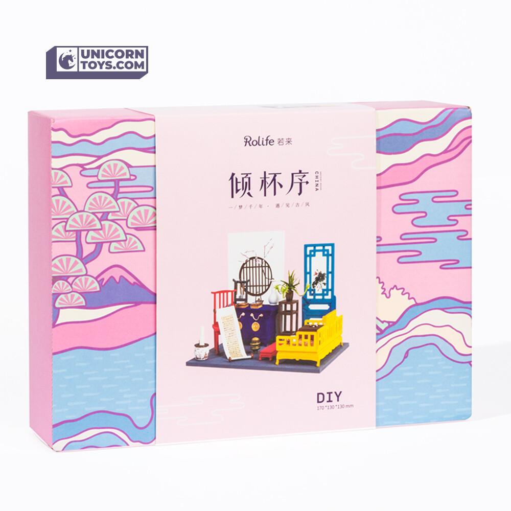 Reol 文明EP Canada Robotime Rolife Elegant Study DIY Miniatures