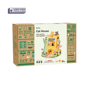 The Cat House | Robotime DG149 DIY 1:24 Dollhouse Miniatures Kit