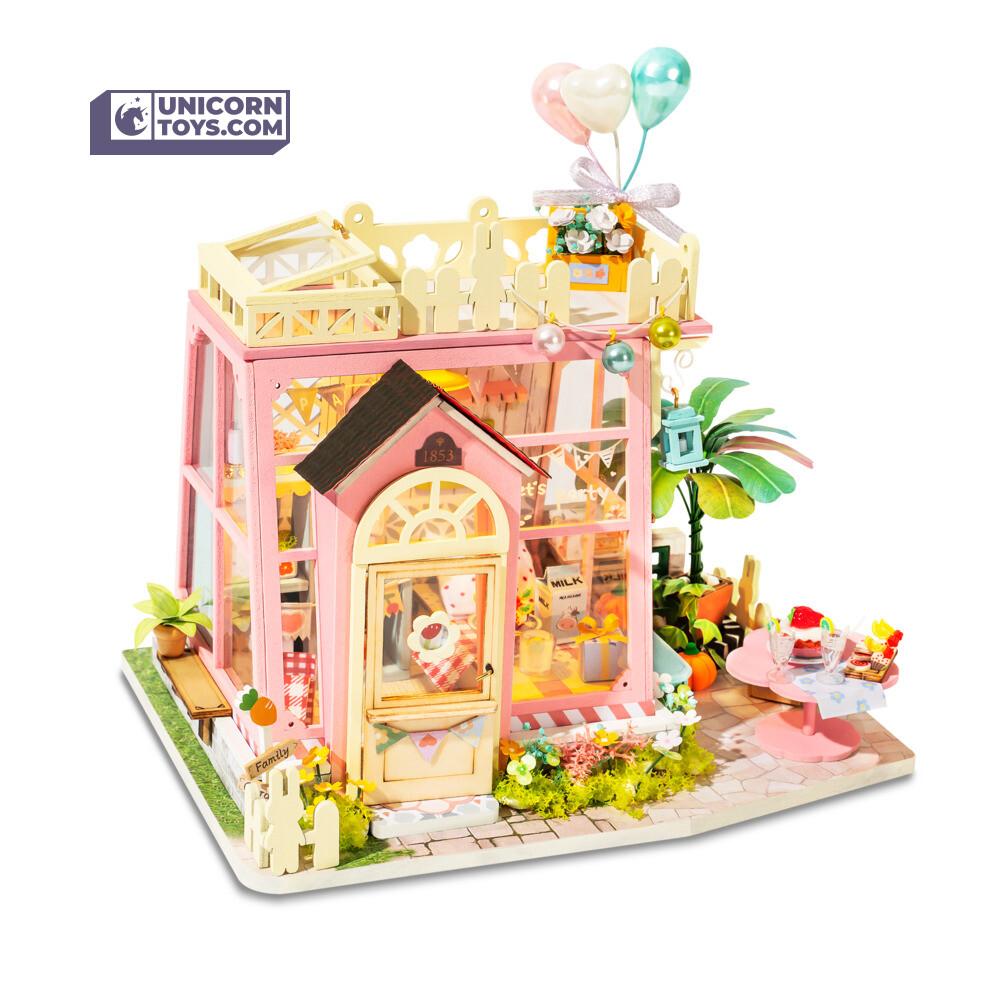 Holiday Party Time | Robotime DG153 DIY 1:24 Dollhouse Miniatures Kit