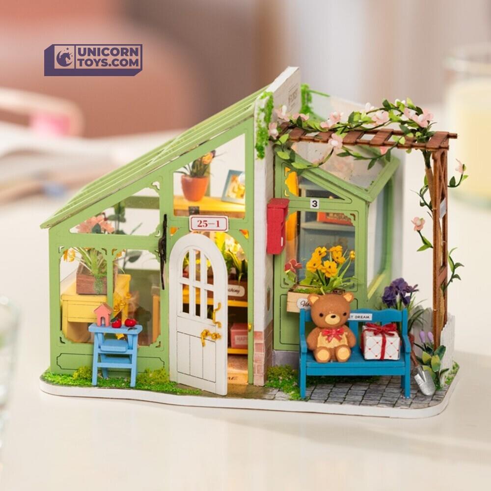Spring Encounter Flowers | Robotime DG154 DIY 1:24 Dollhouse Miniatures Kit